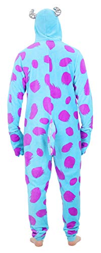 Disney Men's Monsters Inc. Sulley Union Suit, Medium Blue3