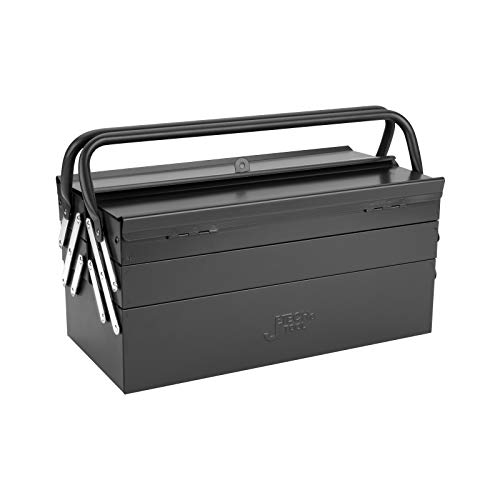 One-Day Sale: Up to 80% Off Jetech 18 Inch Cantilever Metal Tool Box, Portable 5-Tray Steel Tool Chest Cabinet, Dark Grey