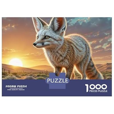 Fennec Wildlife 1000 Piezas Papel Ecológico Resistente Rompecabezas DIY Loyal Dog Extremadamente Difícil Juguete De Cumpleaños Rompecabezas para Decoración del Hogar 52x38cm/1000pcs | Ya disponible en tu tienda friki favorita! En mundofriki.es! Fennec Wildlife 1000 Piezas Papel Ecológico Resistente Rompecabezas DIY Loyal Dog Extremadamente Difícil Juguete De Cumpleaños Rompecabezas para Decoración del Hogar 52x38cm/1000pcs | Ya disponible en tu tienda friki favorita! En mundofriki.es!