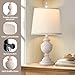 PARTPHONER Retro Table Lamps Set of 2, Bedside Lamp for Bedroom Rustic Farmhouse Table Lamps for Living Room, 22