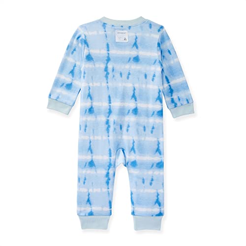 Image of Burt's Bees Baby unisex-baby Sleep & Play, Organic One-piece Romper-jumpsuit Pj, Zip Front Footed Pajama