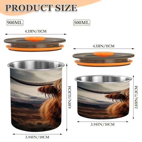 Envase hermético de acero inoxidable para café 30oz miniatura 2