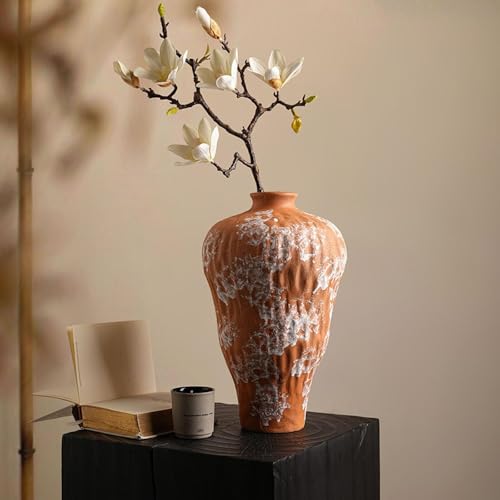 Vase en céramique vintage boho mat pour décoration de table - 5