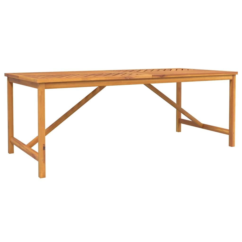 Hothingwell 9-częściowy zestaw do jadalni ogrodowej akacjowej brązowy | Lite drewno, olejowane wykończenie, nowoczesny design, na taras lub do ogrodu, 110 kg na siedzisko