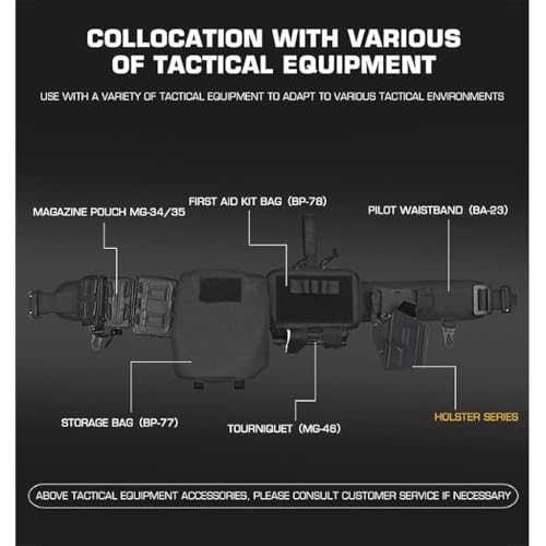 Étui tactique pour accessoires armes de chasse airsoft G-X300 - 7