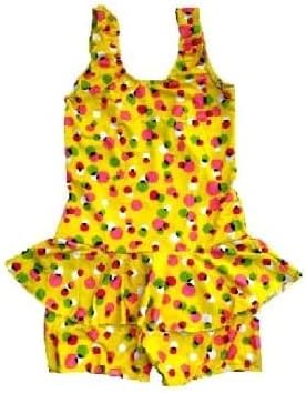 Toyshine Swimming Costume1 Piece Suit for Baby Girls 7 yrs +SP-106, Color and Design May Vary SSTP Multicolour