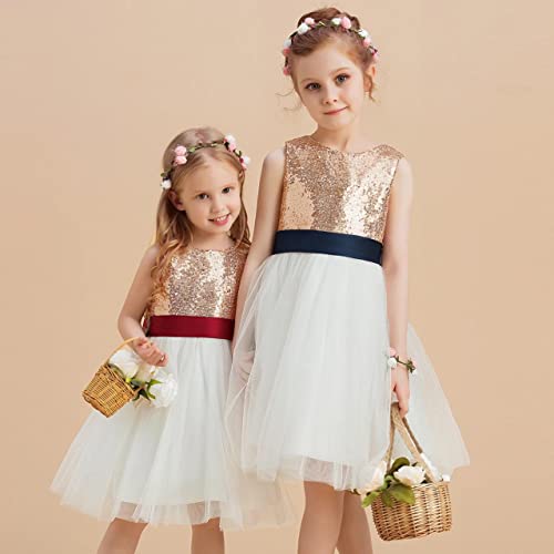 Vestido de fiesta para niñas cómodo y sin rozaduras para bodas de larga duración 4