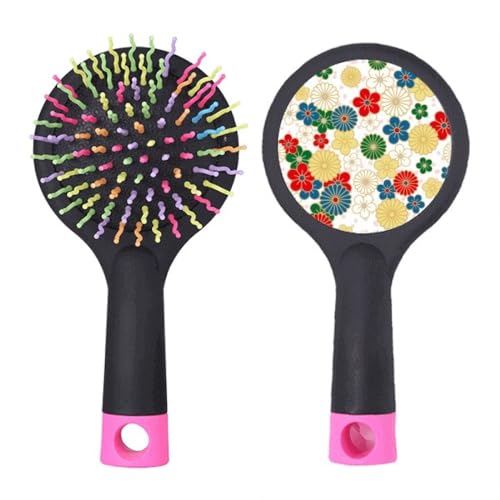 Brosse à cheveux démêlante Flowers Ukiyo-e pour en finir avec les nœuds