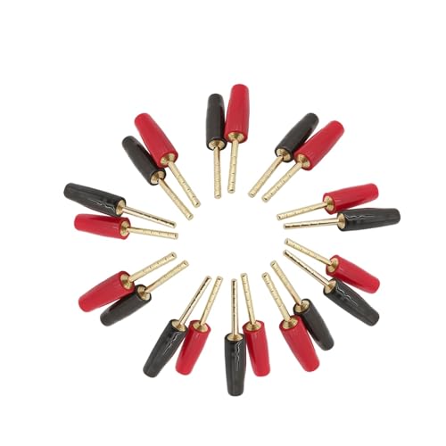 Adaptateur connecteur banane 2mm cuivre plaqué or pour câble haut-parleur et borne de câblage