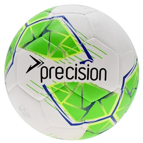 Precision Fusion Sala Futsal Ball Official Fifa Football, Indoor Training, Hybrid PU, Low Rebound, Enhanced Control, White, Size 3