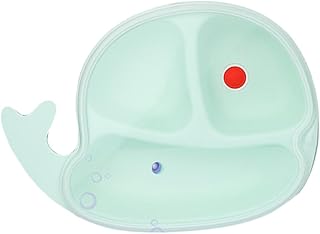 SECFOU 1Pc Criança Criança Baleia Placa De Comida Criança Crianças Dividindo Placa De Jantar Sub Placa Comida Para Alimentar Grade Doméstica Placa De Alimentação Do Bebê Placa De Divisão