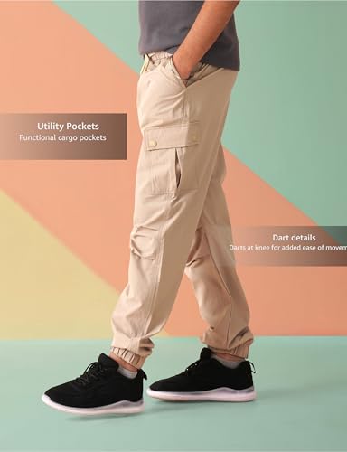 Image of Amazon Brand - Symbol Kids Boys Relaxed Cargo Jogger Pant