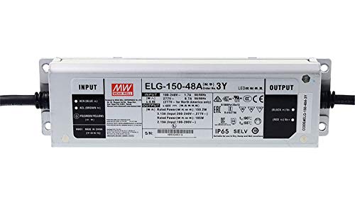 Image of Meanwell ELG-150-48AB-3Y 48V 3.13A 150W Constant Voltage + Constant Current LED Driver