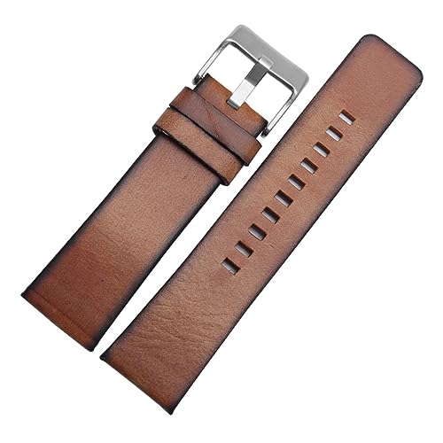 Bracelet cuir authentique MENGKE pour montre Diesel 22mm 24mm 28mm
