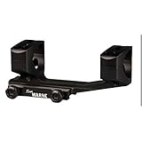 Warnex 40mm Mounts XSKEL1TW Warnex 40mm Mounts, Gen 2 Extended Skeletonized Msrx 40mm Mount Picatinny-Style with Rings, 1Piece, 1