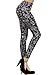 Fashion Mic Stella Elyse Funky Print Cotton Leggings (Regular (S/M), Hieroglyphics)