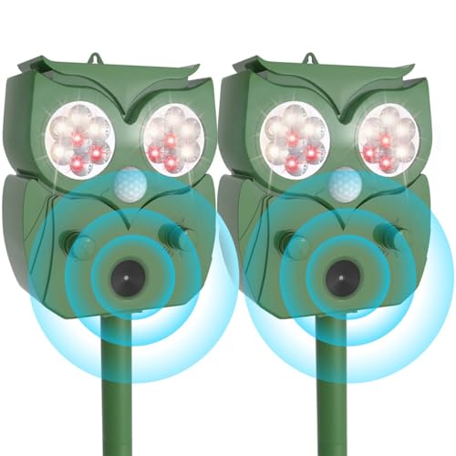 Katzenschreck Ultraschall 2 Stück, Katzenschreck für Garten, Wasserdicht IP65, zur Vertreibung von streunenden Katzen und Anderen Tieren Katzenschreck Ultraschall 2 Stück, Katzenschreck für Garten, Wasserdicht IP65, zur Vertreibung von streunenden Katzen und Anderen Tieren