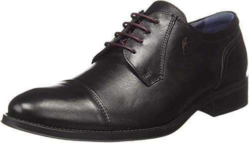 Fluchos Heracles Zapatos de Cordones Derby, Hombre, Negro (Negro 000), 42 EU (8.5 UK)