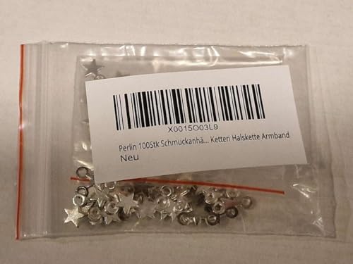 100 pieces jewellery pendants for crafting metal pendant set, metal pendant star, silver charm pendant for jewellery chains, bracelets - Image 4