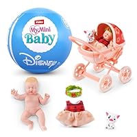 My Mini Baby Disney Serie 1 2 Pack von ZURU – Sammelbare Disney Babypuppe Überraschungskapsel mit Zubehör, Realistische Miniatur-Spielzeug für Mädchen ab 3 Jahren