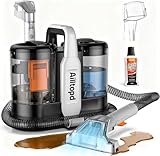 Portable Carpet & Upholstery Cleaner Machine - 15Kpa Deep Cleaning for Pet, Rug, Couch & Car, Carpet Cleaners Machines with 2 Size Brush Heads & Self-Cleaning System, Spot Cleaner for Stairs/Furniture
