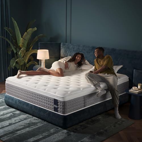 DSOUL King Mattress 14 Inch Medium Firm Hybrid with Memory Foam& Individually Wrapped Pocket Coils for Support CertiPUR-US Certified