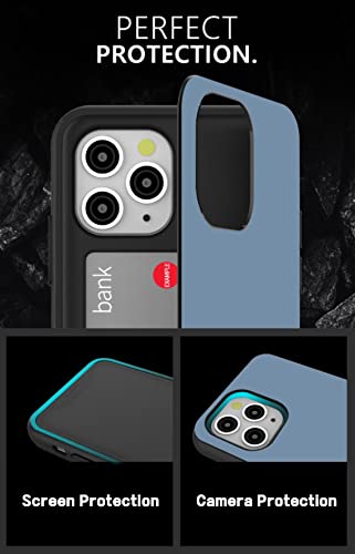 [Iphone 14 Pro Max Mirror Wallet Case] Kubrick Peanuts Snoopy Case Card Holder Mirror Bumper Phone Case Dual Layers Shockproof Uv Printing (Charlie Brown And Snoopy) #TOP3