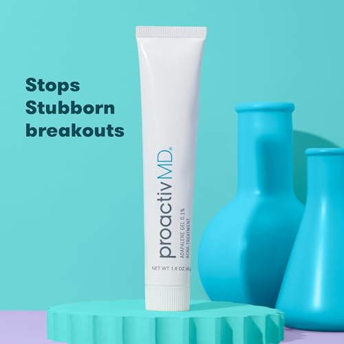 ProactivMD Adapalene Gel Acne Treatment, Paraben Free, Prescription Strength Retinoid For Face and Body Acne, .1% Solution, 1.6 Oz - Image 6