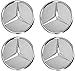 Produktbild BRASKO Generic 4 Stück 75mm Schwarz Ersatzteil Nabendeckel Radnabenkappen Felgendeckel für Mercedes Benz Felgenkappen Nabenkappen Wheel Caps Radnabenabdeckung