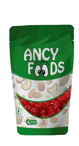 Image of Ancy Dried Cherries 200 Grams - Juicy and Chewy Snack Rich in Vitamins & Fiber | Loved by Kids, Travellers and Cooking Friendly Moms | Easy to Pack for Lunchboxes, Trips, or Decorating Cakes, Cupcakes, Ice-Cream and More