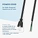 15ft 14 Gauge 3 Prong Heavy Duty Replacement Power Supply Cord Cable - Heavy Duty Power Cord for Power Tools, 110V 115V 120V Pigtail Cord, Air Compressor Power Cord, 14 AWG Appliance Cord 15A