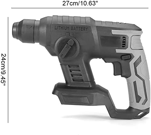 3-in-1-Rotations-Elektro-Abbruchhammer-Schlagbohrmaschine, 1380 W 5800 U/min Wiederaufladbare elektrische Akku… – Bild 8