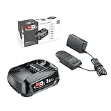 Bosch Battery and Charger Starter-Set 18V (1x Battery 2.5 Ah; Charger AL 18V-CV; in Carton Packaging)