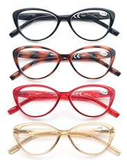 4 Pairs in Balck/Red/Tortoise Shell/Yellowish