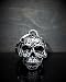 3-D BELLS Flame Skull 3-D Ride Bell