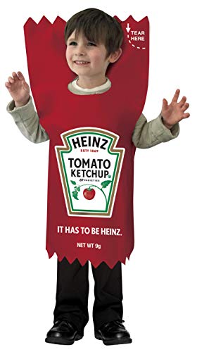 Disfraz Heinz Ketchup Packet para niños