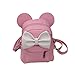 LONUPAZZ 2018 Mini Sac à Dos Femme Mickey Cuir Sac BandoulièRe Petit Sac A Main Voyage (Rose)