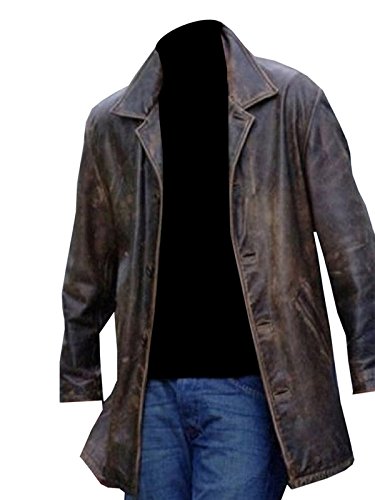 Supernatural Distressed Leather Brown Coat/Jacket