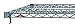 Metro A2460NK3 Super Adjustable Metroseal 3, Steel Wire Shelf with Microban, 600 lb. Capacity, 1" Height x 60" Width x 24" Depth (Pack of 2)
