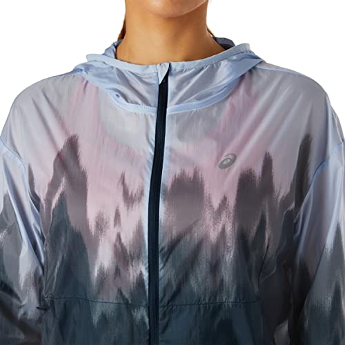 Asics Women's Kasane Jacket Gpx Lite Running Apparel, S, Mist #TOP4