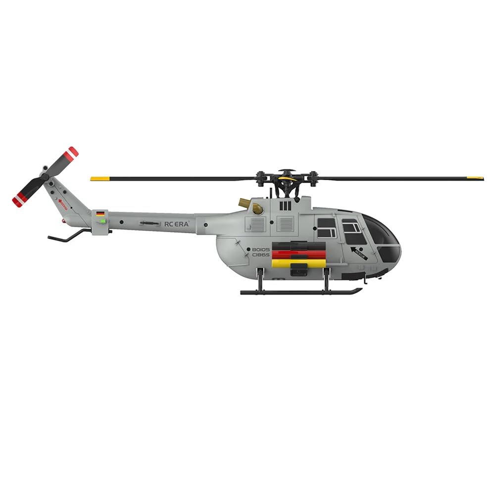 Torcster BO-105 Pro RC Hubschrauber RTF Brushless 6G 235mm – Flybarless, 3D-Inverted-Flight, optische Positionierung, Höhenhaltung, LED, für Einsteiger & Fortgeschrittene