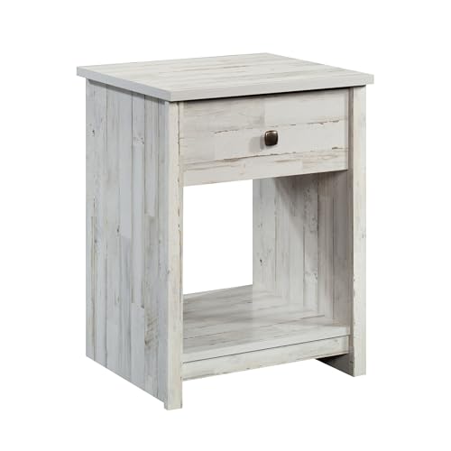 Image of Sauder River Ranch Night Stand, White Plank Finish