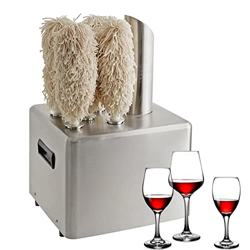 Lucidatrice elettrica commerciale di vetro del vino con essiccazione ad aria calda, ad alta velocità 330-660 tazze/ora per le barre, hotel, ristoranti, ristoratori