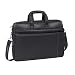 Produktbild RIVACASE Notebooktasche für Laptops bis 16 Zoll  Stilvolle Kunstleder Schultertasche mit gepolsterten Seiten und Trolley Strap für einen Rollkoffer/ 8940 Schwarz