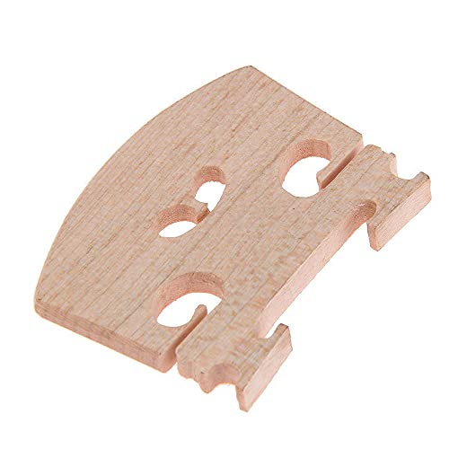 Jiayouy 12 Pcs Fitted Violin Maple Bridge For 4/4 3/4 1/2 1/4 1/8 1/16 Violin Replacements Parts #TOP2