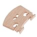 Jiayouy 12 pcs Fitted Violin Maple Bridge for 4/4 3/4 1/2 1/4 1/8 1/16 Violin Replacements Parts