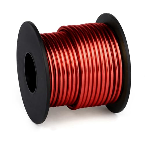 32.8FT 8 Gauge Bendable Red Aluminum Craft Wire for Jewelry Making Craft