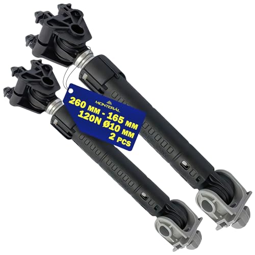2 Pièces Amortisseur Machine a Laver 120N Ø10mm Code Original 481246648088 481252918038 C00313104...