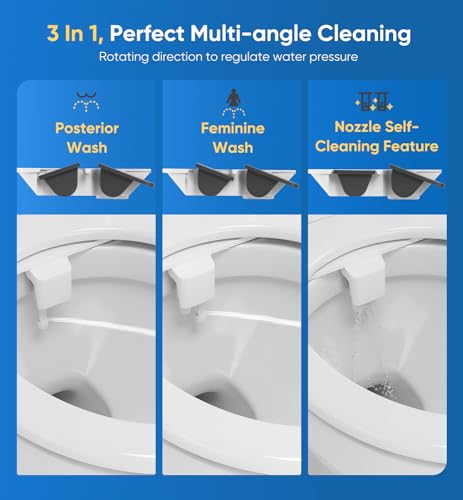 Pocaland BJL-001 Ultra-Slim 3-In1 Bidet, Self-Cleaning, Posterior&Feminine Wash- thumb #1