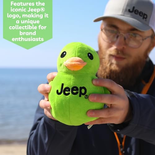 Jeep Text Logo Stuffed Animal Plush Duck Green -Perfect Enthusiasts You've Been Ducked (Green) by Jeep - Used condition - Image 4